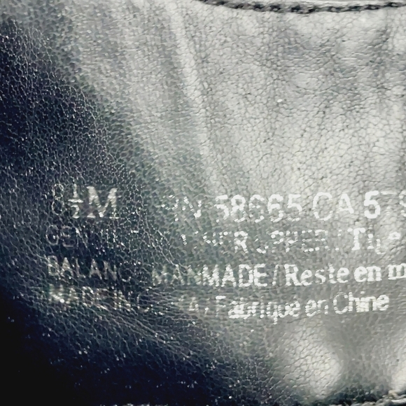 Halogen Black Leather Buckle Studded Strap Slip On Ankle Boots I601 - Picture 10 of 11